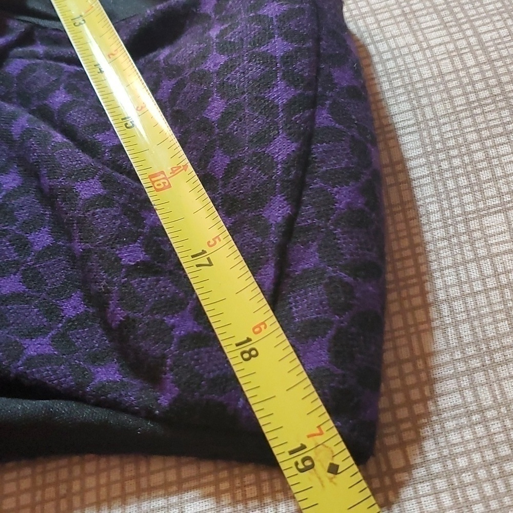 Evan Picone Purple Sleeveless Midi Sheath Dress Size 6 Career Work Business - Picture 7 of 11
